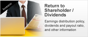 Return to Shareholder / Dividends