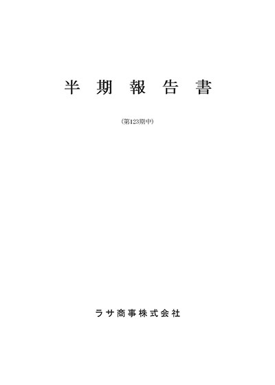 有価証券報告書・四半期報告書